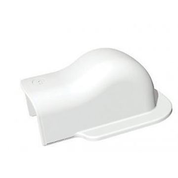 Tecnosystemi Optima Wit muur afdekkap 135 - pr/st - VPE 3